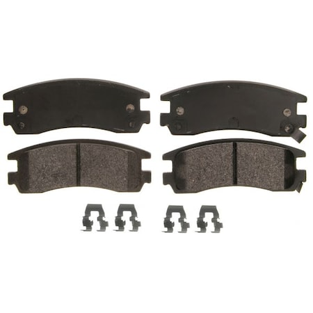 Wagner Brakes Semi-Met Disc Pad Set, Zx814 ZX814